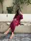 Burgundy Carlo Set