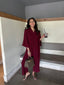 Wine Red Toby Set