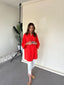 Orange Toby Tunic with Tulip Shalwar