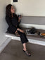 Black Linen Willow Set