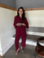 Wine Red Toby Set