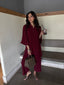 Wine Red Toby Set