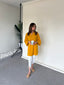 Mustard Toby Tunic with Tulip Shalwar