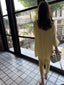 Butter Yellow Toby Tunic with Tulip Shalwar
