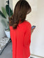 Orange Toby Tunic with Tulip Shalwar