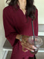 Wine Red Toby Set