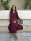 Burgundy Dhaaga Set