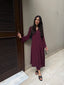 Burgundy Dhaaga Set