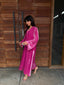 Pink Tourmaline French Velvet Scallop Set