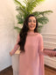 Pink Buttoned Set