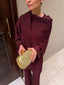 Burgundy Drape Set