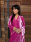 Pink Tourmaline French Velvet Scallop Set
