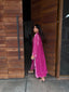 Pink Tourmaline French Velvet Scallop Set