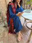 Persian Blue Dhaaga Set