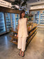 White Mandarin Sleeveless Set