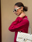 Berry Red Swiss Voile Sable Set