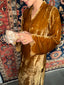 Gold Topaz French Velvet Scallop Set