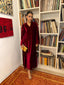 Ruby Garnet French Velvet Scallop Set