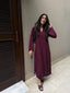 Burgundy Dhaaga Set