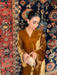 Gold Topaz French Velvet Scallop Set