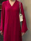 Berry Red Swiss Voile Sable Set