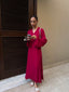 Berry Red Swiss Voile Sable Set