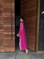 Pink Tourmaline French Velvet Scallop Set