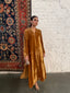 Gold Topaz French Velvet Scallop Set
