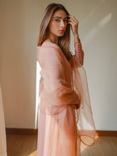 Load image into Gallery viewer, Peach Blush Buttoned Set
