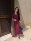 Burgundy Dhaaga Set
