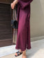 Burgundy Dhaaga Set