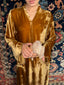 Gold Topaz French Velvet Scallop Set