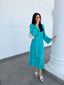 Cyan Swiss Voile Sable Set