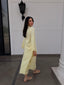 Lemon Swiss Voile Sable Set