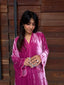 Pink Tourmaline French Velvet Scallop Set