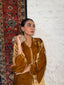 Gold Topaz French Velvet Scallop Set