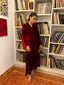 Ruby Garnet French Velvet Scallop Set