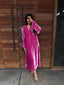 Pink Tourmaline French Velvet Scallop Set
