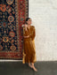 Gold Topaz French Velvet Scallop Set
