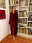 Ruby Garnet French Velvet Scallop Set
