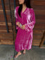 Pink Tourmaline French Velvet Scallop Set