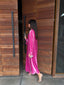Pink Tourmaline French Velvet Scallop Set