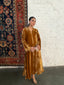 Gold Topaz French Velvet Scallop Set