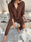 Chocolate Brown Capri Set