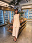 White Mandarin Sleeveless Set