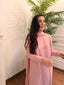 Pink Buttoned Set