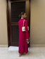 Berry Red Swiss Voile Sable Set