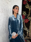 Moonstone French Velvet Scallop Set