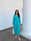 Cyan Swiss Voile Sable Set