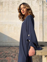 Load image into Gallery viewer, Navy Shirred Set
